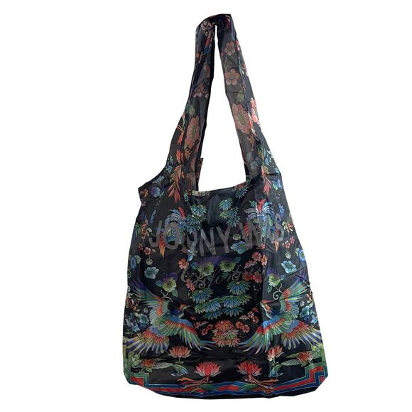 Johnny Was Handbags - Johnny Was Women's Black Packable Reuseable Double Handles Shopping Tote
